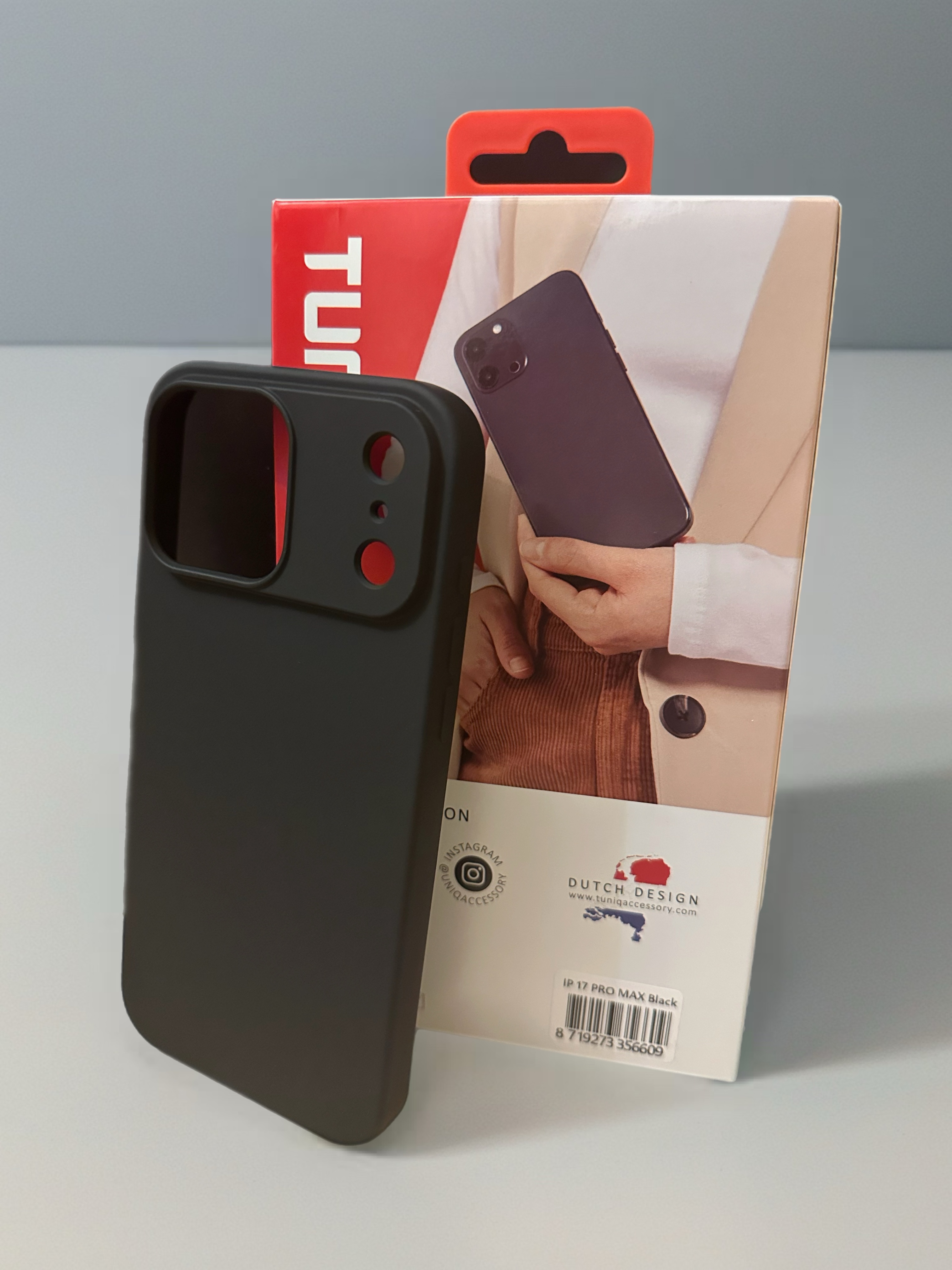 iPhone 17 Pro Max Backcover - Sort