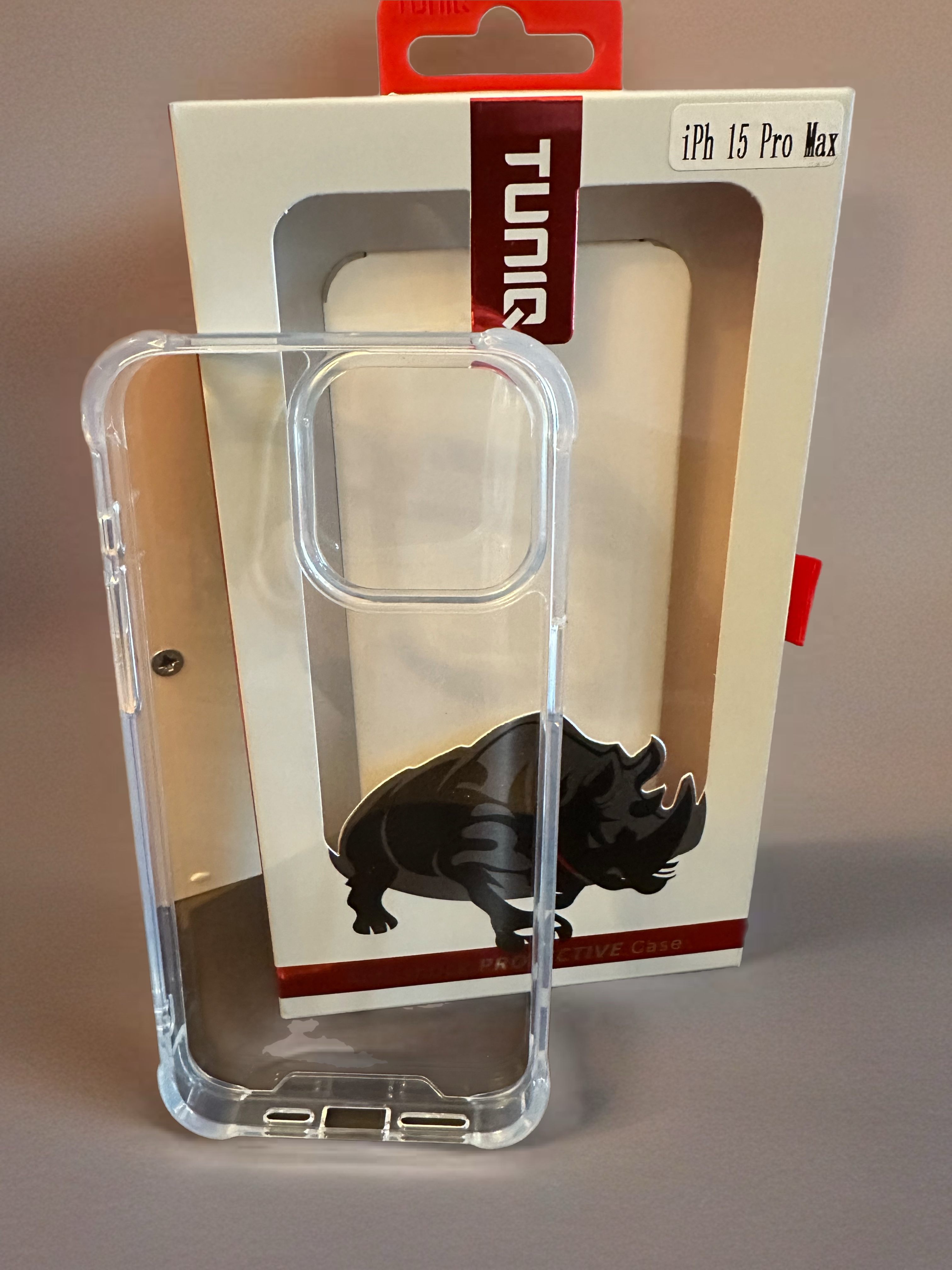 iPhone 15 Pro Max TPU Backcover – Transparent