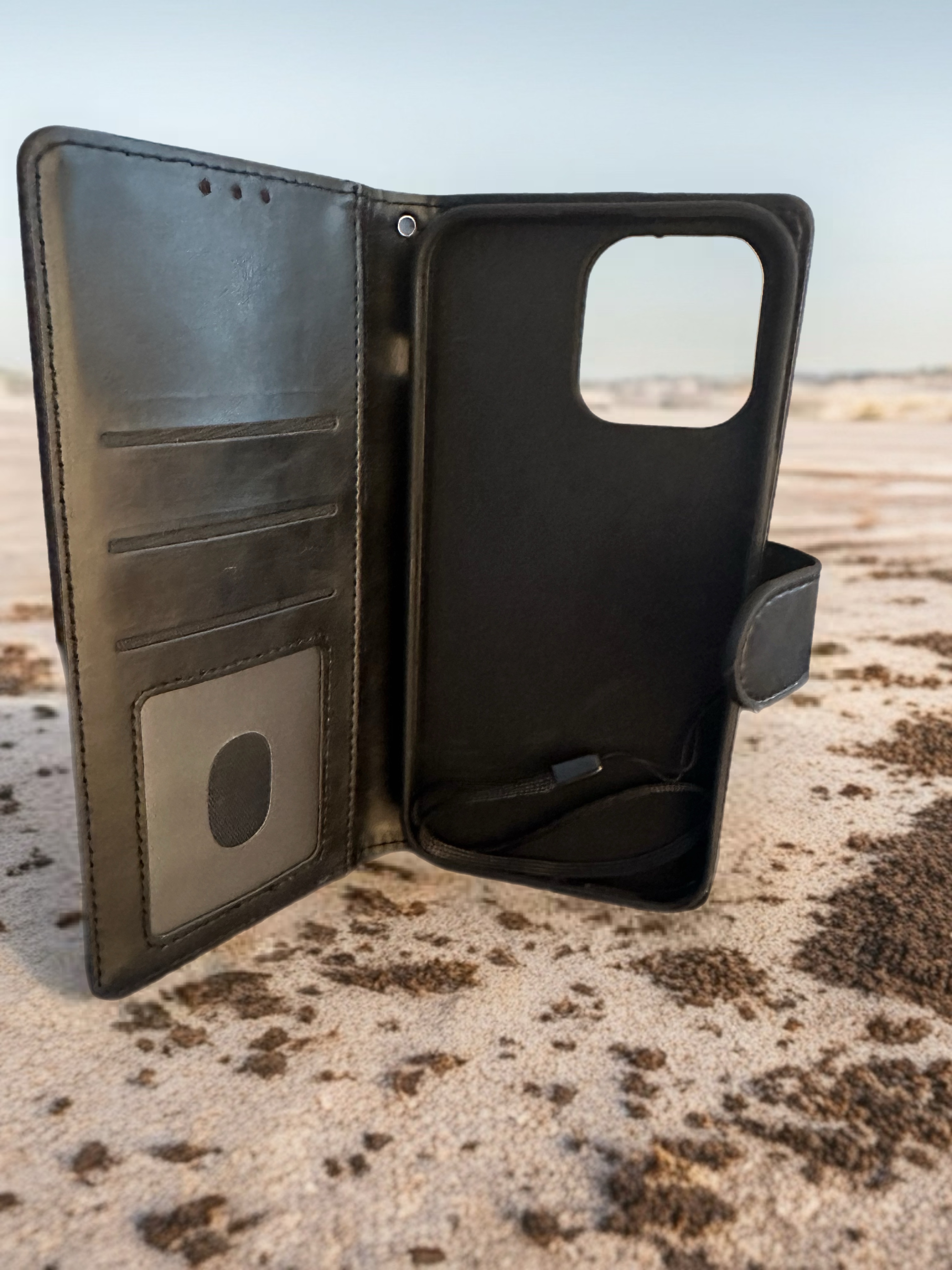 Graviera Læder Flip Cover til iPhone 14 Pro Max